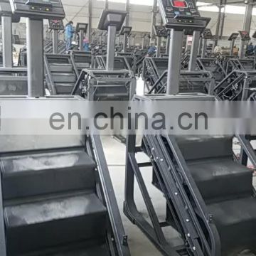 high quality new arrival LED keyboard China Stair master stepper climber fitness gym machine