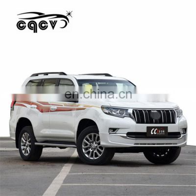 High quality pp material body kit suitable for 2019 Toyota Prado  front lip rear lip lights exhaust with accessories