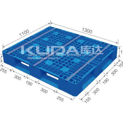 automatic pallet warehouse 1311D WGTZ PLASTIC PALLET（BUILT-IN STEEL TUBE）china manufacturer