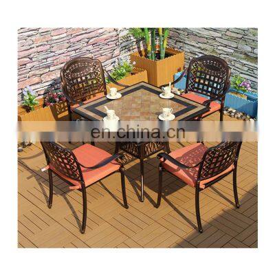 Popular outdoor furniture garden leisure sofa sets rattan lounge dining chairs