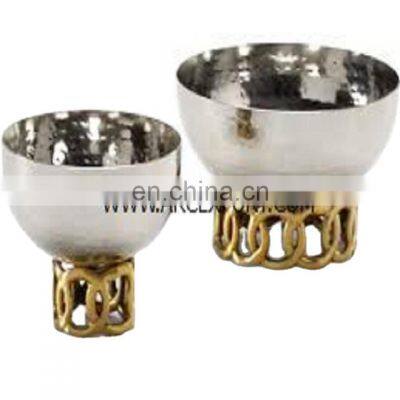 Metal nut bowl