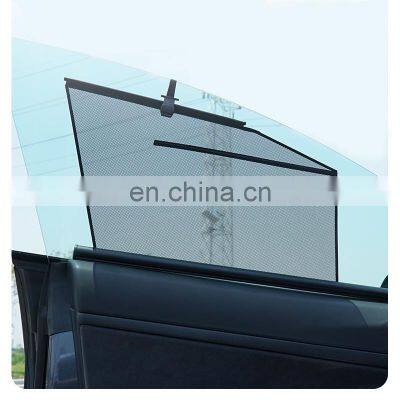 Glass Car Window Sunshade For Tesla Retractable Car Window Shade Mesh Kit Model 3 Sun Shade