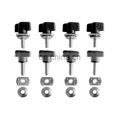 Hard Top Screws For Jeep Wrangler TJ 1997-2006 Quick Removal Thumb Screw Nut Washer Tie-Down 8 Pcs