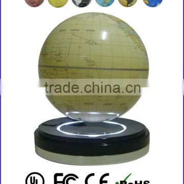 magnetic floating globe for gifts rotating led globe world globe