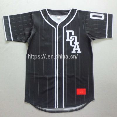 Sublimated Baseball Jersey Customized Gym Wear.