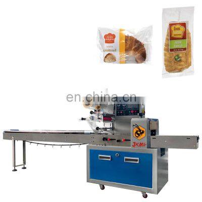 Easy to opera automatic bread pillow bag packaging machine for sliced bread packing machine croissant bread packing machine