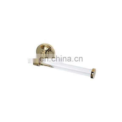 Experienced Manufacturer Certificated Acrylic Wall Mount Toilet Gold Paper Towel Holder Stainless Steel