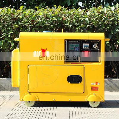 BISON China 3 phase 5Kva Generator Set Power Diesel Silent Generator 5kv For Sale