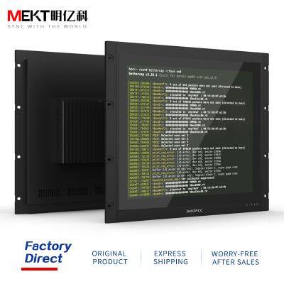 9U Cabinet Type 19 Inch Industrial Intelligent Terminal Touch Screen Industrial Control All-in-One Wall-mounted Rack-mounte MEKT
