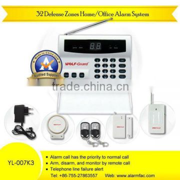 newest OEM/ODM photoelectric beam detector motion sensor panel home security alarm system YL--007K3