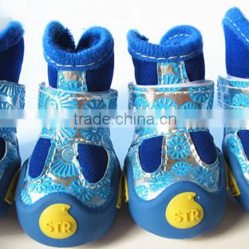 Large Oxford Heels Wearproof Silicone Pet Dog Shoes