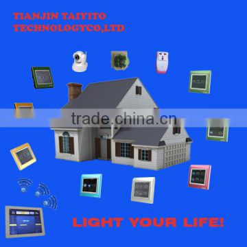 TAIYITO zigbee wireless remote control touch screen light switch,smart home automation system
