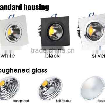 2016 new fashionable square LED downlight 6W
