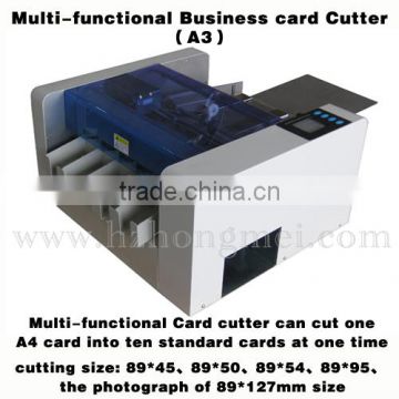 A3 size easy operate Automatic Business paper card cutter Slitter Machine