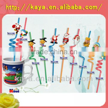 Eco-friendly flexible plastic 2d drinking straw