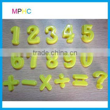 Plastic Mathematical Educational modeling moulds numbers and operator symbols