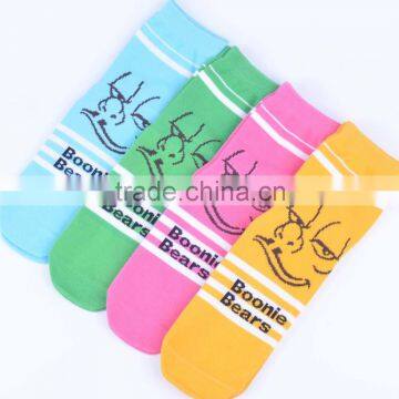 2015 hot selling Boonie Bears colorful animal pattern tube socks for girls and boys