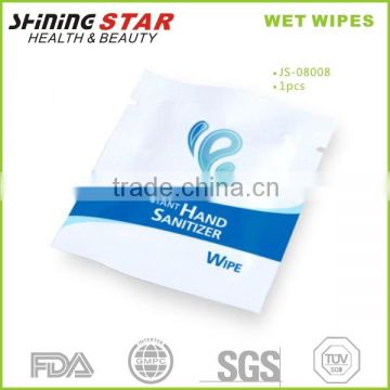 natural individual wet wipes flushable