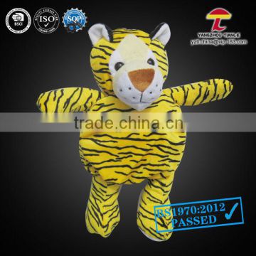 high quality small hot water bottle with toy cover walking tiger