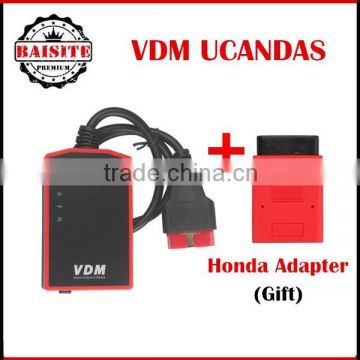 High quality original vdm ucandas universal car diagnostic tool wifi VDM UCANDAS V3.84 update online with factory price