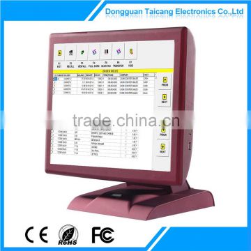5 Wire Resistive Touch Screen 15" Screen Pos Machine