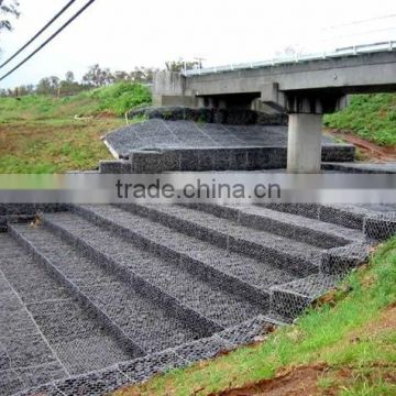PVC coated hexagonal wire netting/slope protection gabion