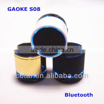 S08 2014 Hottest cylinder wireless mini bluetooth speaker