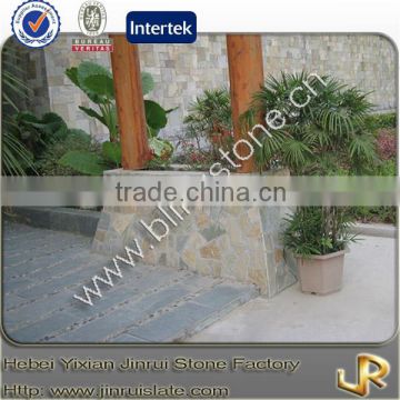 Decorative natural slate garden stepping stone