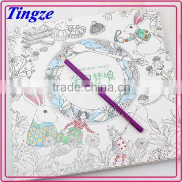 Factory Direct Sale Hand-Paint Secret Garden Coloring Book,Popular Nella Fantasia