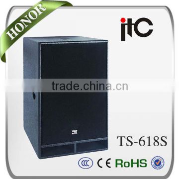 ITC TS-618S Upscale 600W 8ohm 18 inch Bass Speakers