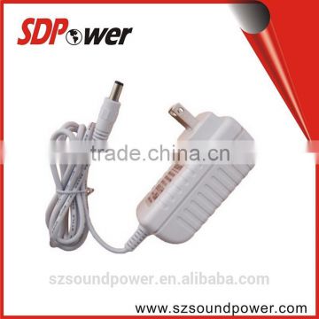 Wall mount 12V 500ma AC to DC LED strip power adapter