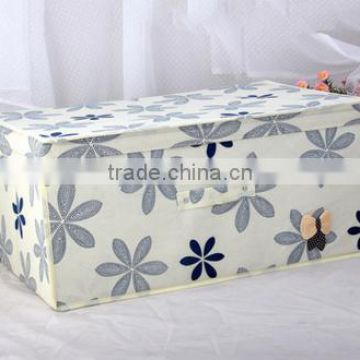 fabric storage box with lid
