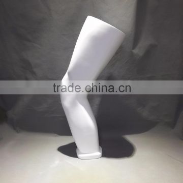 DL801 Male display sport leg knee forms white color silver color matt