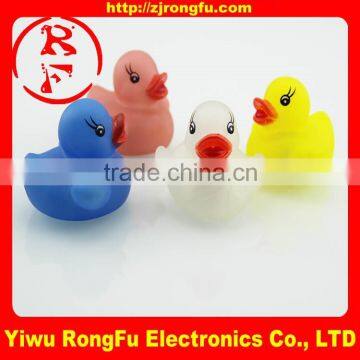 wholesale custom New yellow rubber duck led glow in the dark manufacturer & factory