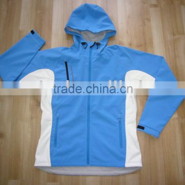 Waterpoorf Breathable Softshell Jacket, Blue Softshell Jacket