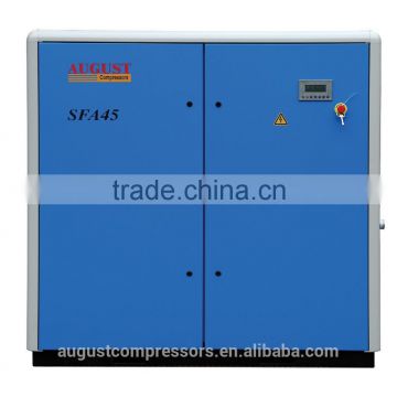 SFA45B 45KW/60HP 10 bar AUGUST stationary air cooled screw air compressor industrial air compressor prices