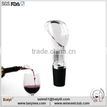 Wholesale price port Wine Pourer Food Grade Liquid Silicone Wine Aerator Pourer