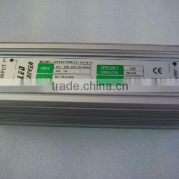 1500mA Constant current led driver 70W Waterproof ac/dc power supply