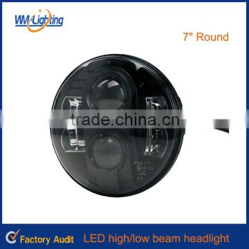 Best price 7inch round jeep/truck led lights,jcb spare parts