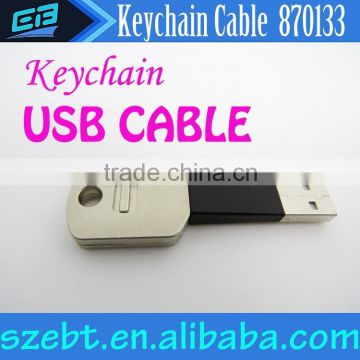 Hot sales low price USB KeyChain charger Manufacturer, mobile charger cable supplier