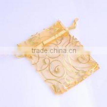 Screen Printing Organza Jewelry Pouch Bag,Printed Logo Organza Bags                        
                                                Quality Choice