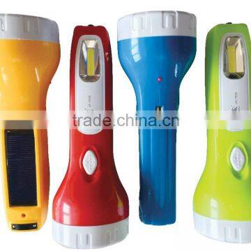 JA-1929 solar flashlight USB Output flashlight emergency solar flashlight charge mobile