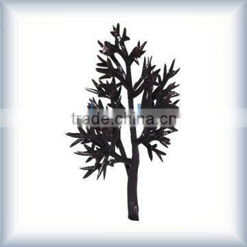 3D brown decorative natural tree trunk ,brown plastic model tree,T007-40,different size,decorative model tree