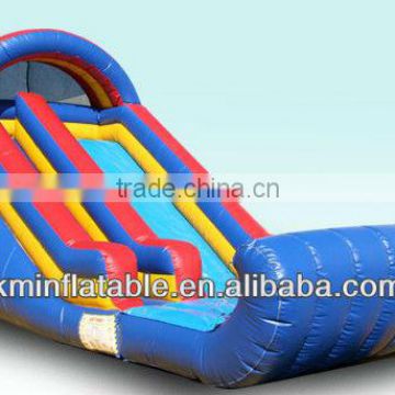 Navy blue inflatable slide