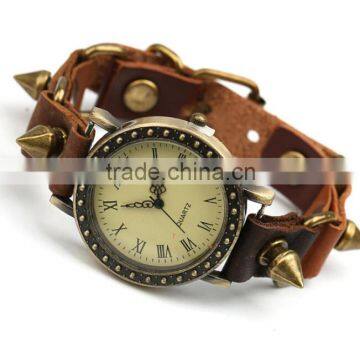 2015 New Design Leather Watch Bracelet