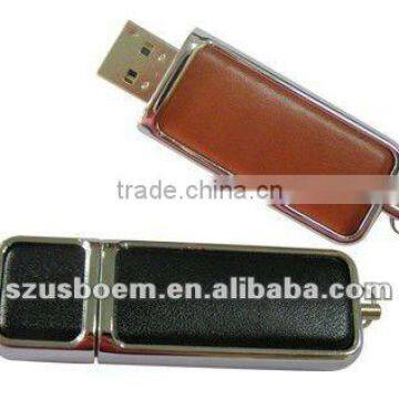 Promotion high speed leather flash disk