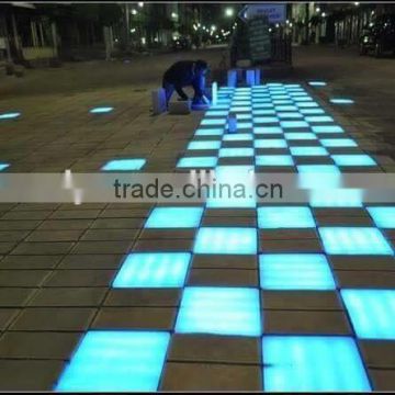 different colours RGB road side LED paver led floor tile light