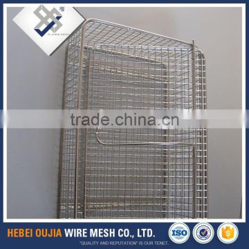 industrial galvainzed cheap folding wire mesh baskets for sale