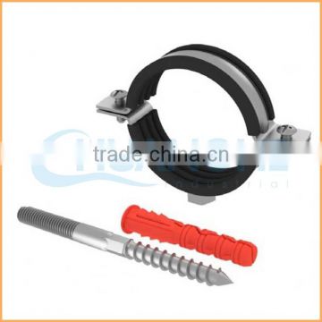 China manufacture best quality customized rubber coated hose clamps