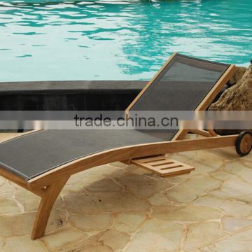 Personalized wood tv lounge furniture wooden beach lounge chair